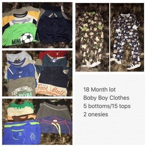 18 Month lot baby Boy Clothes